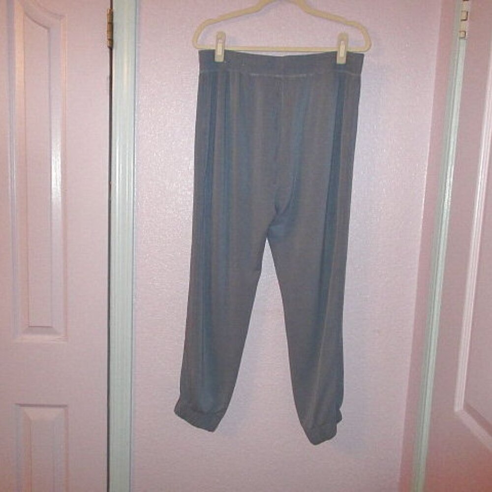 Soft Surroundings Siesta Soft Pull On Pants Size L Pockets Jogger Stretch High - Picture 8 of 11
